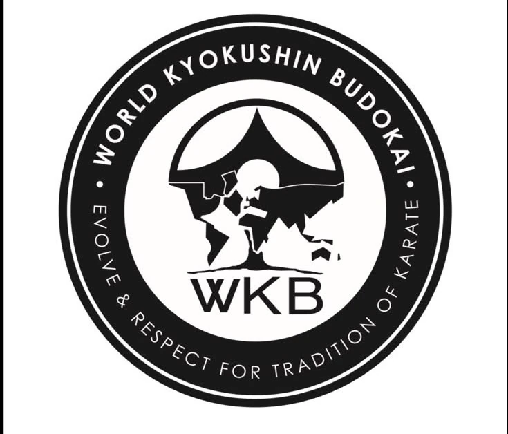 Emblema oficial de WKB en blanco y negro